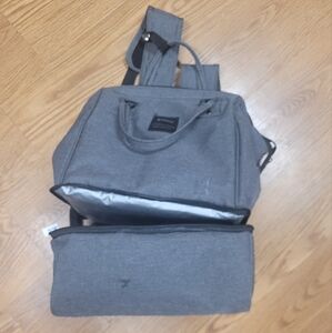V-Coool Pumping Cooler Bag Milk Gray  Backpack